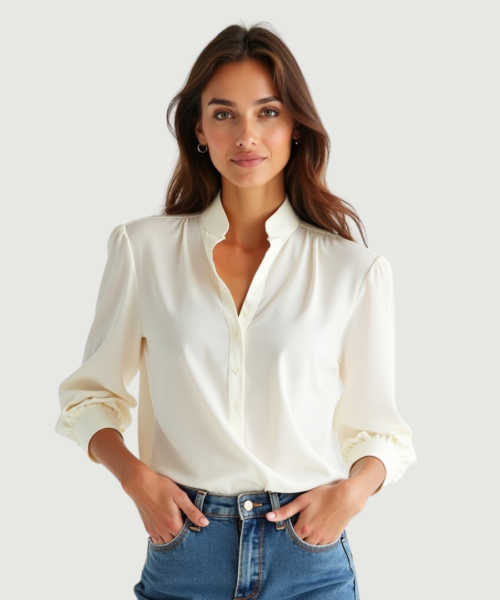 Luxe Elegance Women’s Blouse
